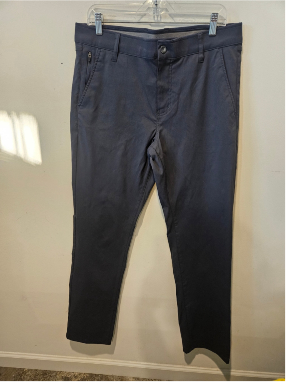 Men's Weatherproof Vintage Chino Tech Pants Size 34x34 Grey